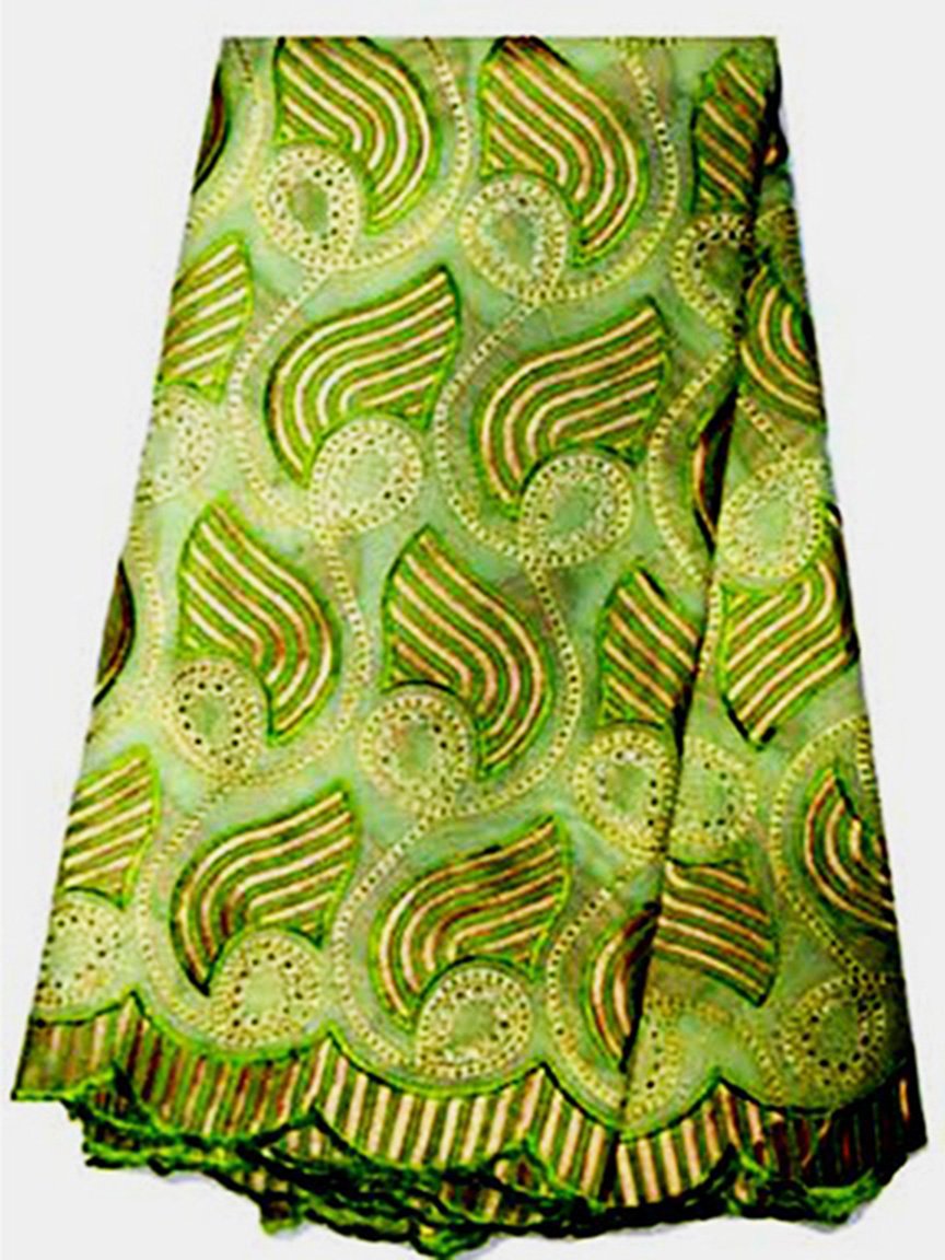 Designer Lace Fabric (5 Yards Per Piece) | LDD402 | AFRS379