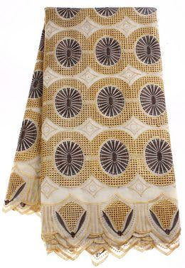 Premium Swiss Lace Fabric (Voile Lace) 5 Yards Per Piece | LSK407 | AFRS580