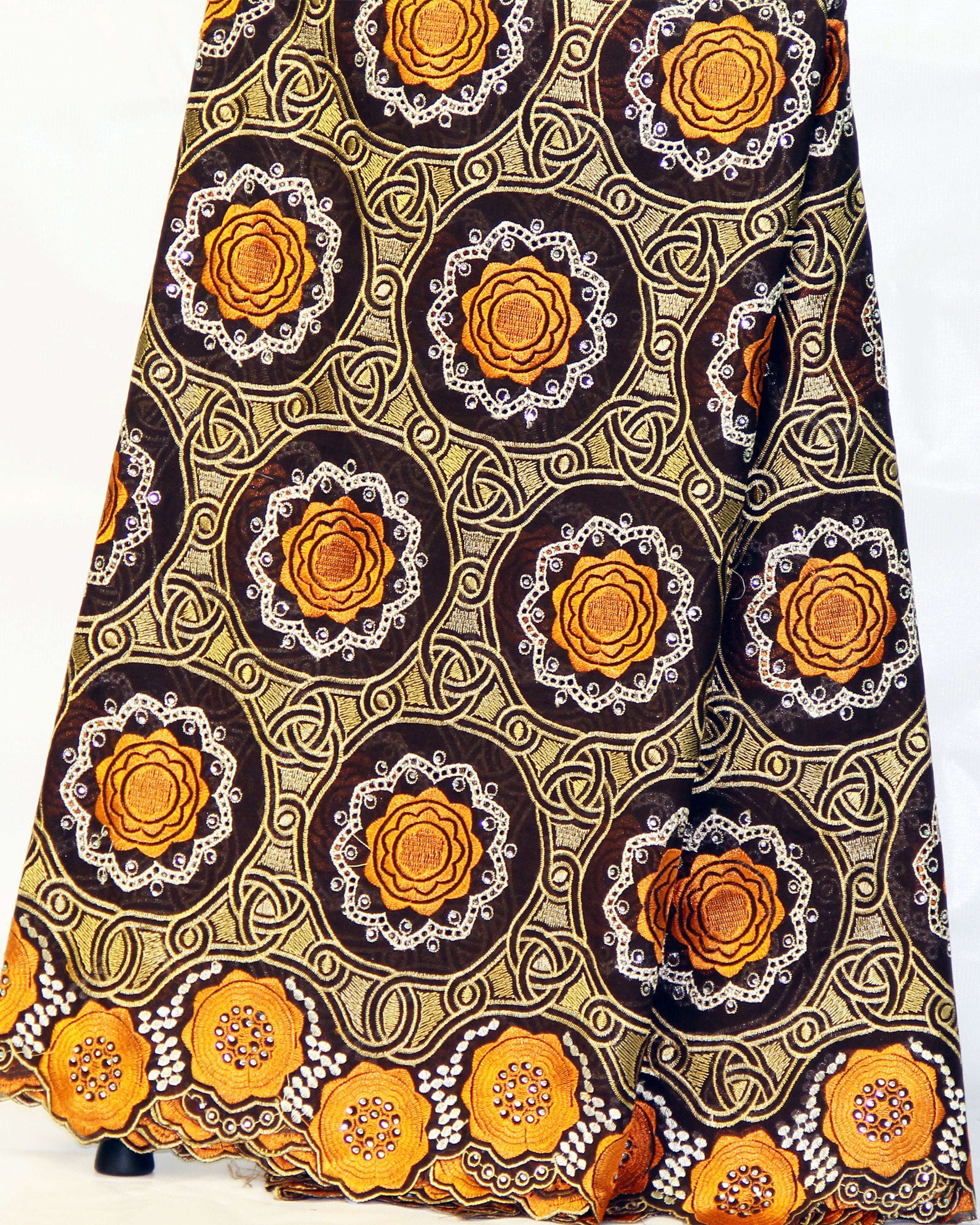 Premium Swiss Lace Fabric (Voile Lace) 5 Yards Per Piece | LSB4027 | AFRS555